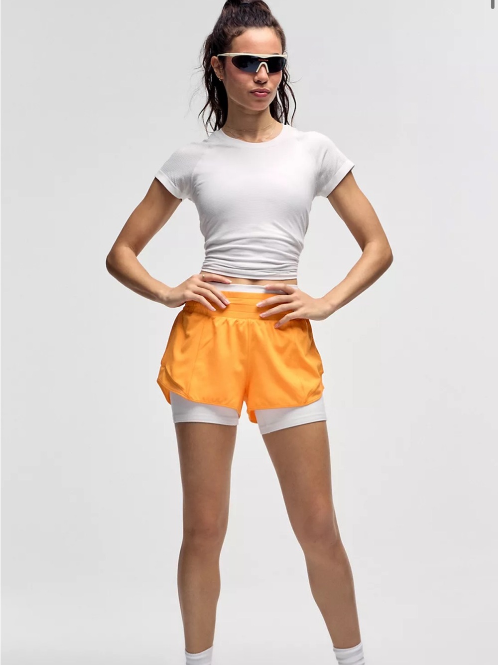 lululemon athletica White Swiftly Tech Short Sleeve 2.0 *Race - Women's Shorts